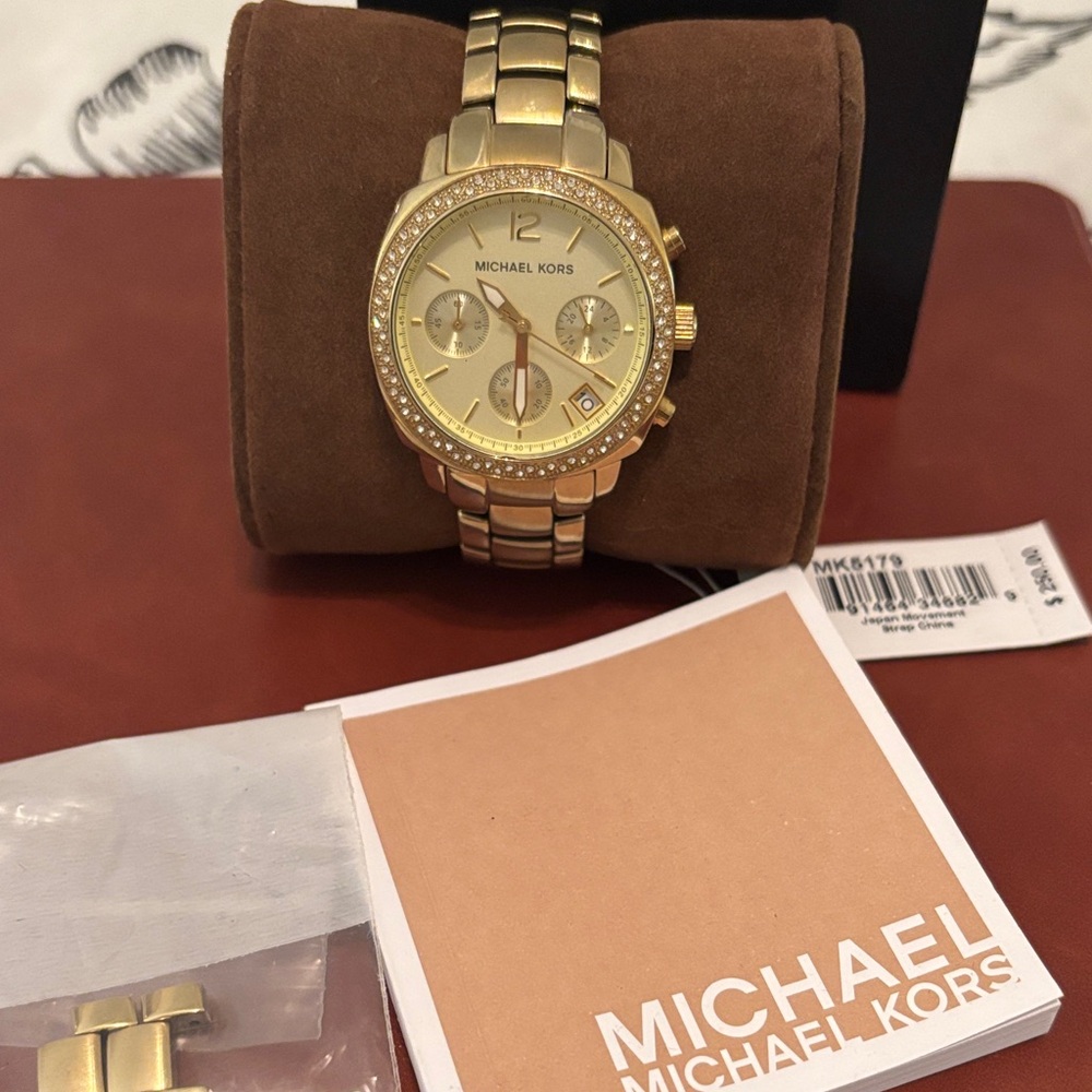 Michael Kors MK5179 Gold-Tone Women's Watch - Picture 6 of 8